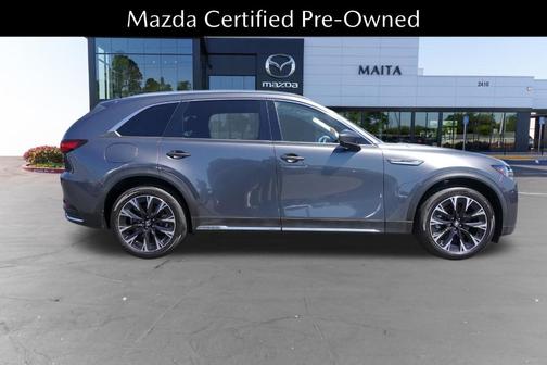 Machine Gray Metallic 2024 Mazda CX-90 PHEV Premium
