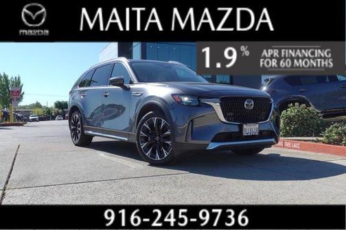 Machine Gray Metallic 2024 Mazda CX-90 PHEV Premium