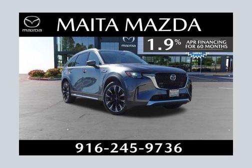 Machine Gray Metallic 2024 Mazda CX-90 PHEV Premium