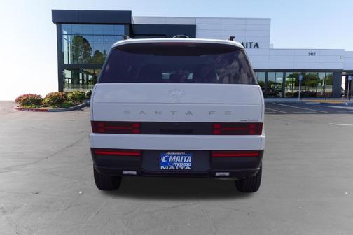 White 2025 Hyundai SANTA FE HEV SEL