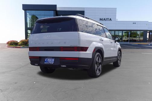 White 2025 Hyundai SANTA FE HEV SEL