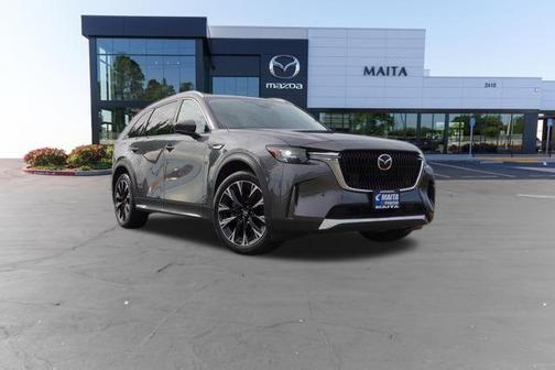 Machine Gray Metallic 2024 Mazda CX-90 PHEV Premium