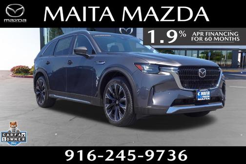 Machine Gray Metallic 2024 Mazda CX-90 PHEV Premium