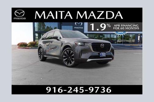 Machine Gray Metallic 2024 Mazda CX-90 PHEV Premium