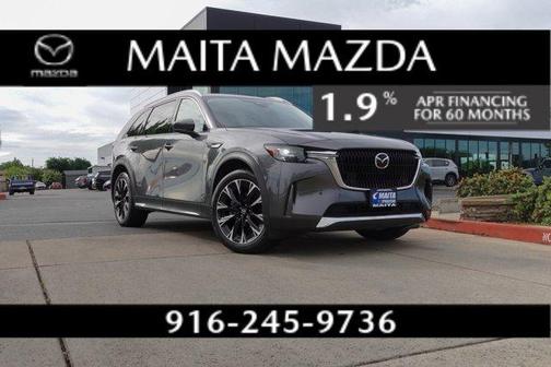 Machine Gray Metallic 2024 Mazda CX-90 PHEV Premium