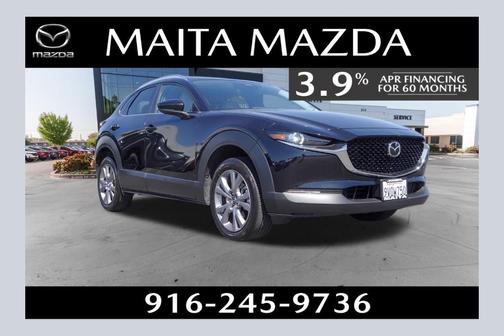 Jet Black Mica 2025 Mazda CX-30 2.5 S Preferred Package