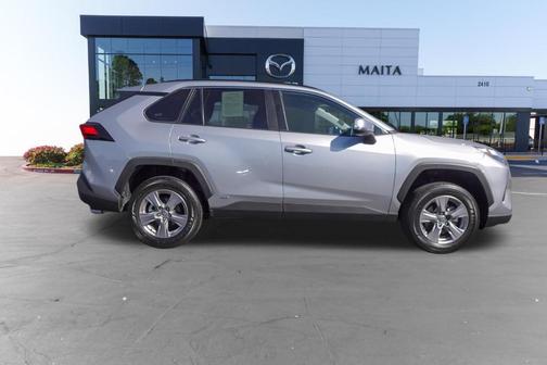 Silver Sky Metallic 2025 Toyota RAV4 Hybrid XLE