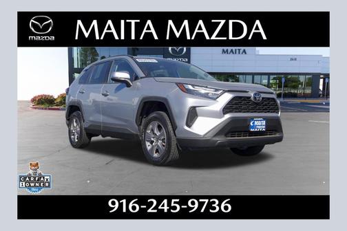 Silver Sky Metallic 2025 Toyota RAV4 Hybrid XLE