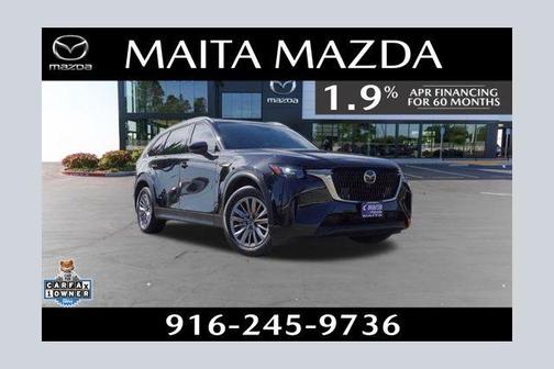 Jet Black Mica 2024 Mazda CX-90 PHEV Preferred