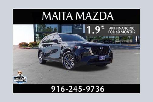 Jet Black Mica 2024 Mazda CX-90 PHEV Preferred