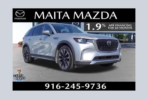 Sonic Silver Metallic 2024 Mazda CX-90 PHEV Premium
