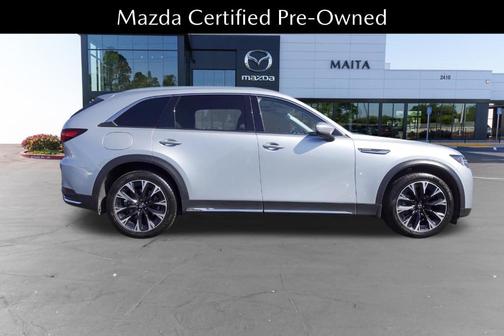 Sonic Silver Metallic 2024 Mazda CX-90 PHEV Premium