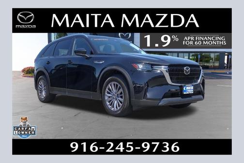 Jet Black Mica 2024 Mazda CX-90 PHEV Preferred