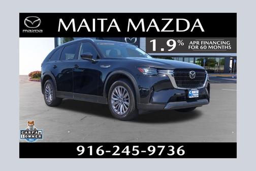 Jet Black Mica 2024 Mazda CX-90 PHEV Preferred