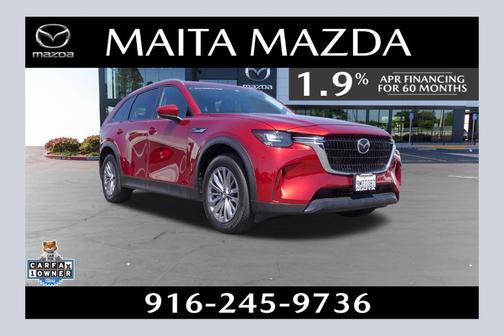 Soul Red Crystal Metallic 2024 Mazda CX-90 PHEV Preferred