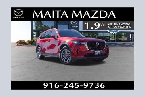 Soul Red Crystal Metallic 2024 Mazda CX-90 PHEV Preferred