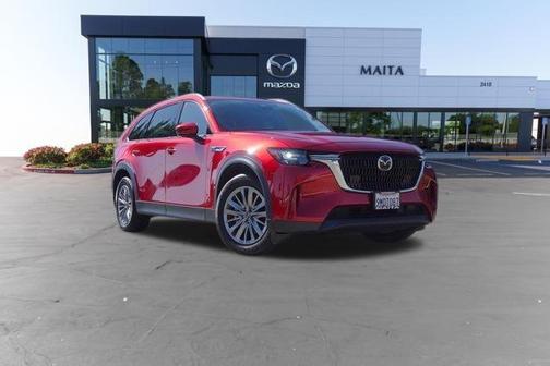 Soul Red Crystal Metallic 2024 Mazda CX-90 PHEV Preferred