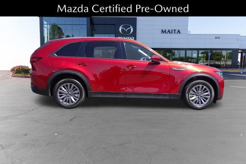 Soul Red Crystal Metallic 2024 Mazda CX-90 PHEV Preferred
