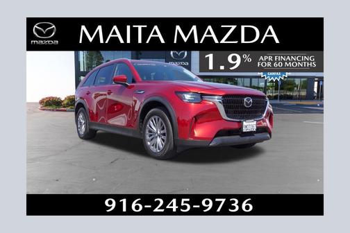 Soul Red Crystal Metallic 2024 Mazda CX-90 PHEV Preferred