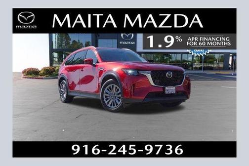 Soul Red Crystal Metallic 2024 Mazda CX-90 PHEV Preferred