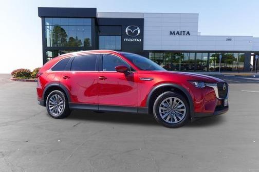 Soul Red Crystal Metallic 2024 Mazda CX-90 PHEV Preferred