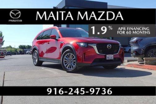 Soul Red Crystal Metallic 2024 Mazda CX-90 PHEV Preferred