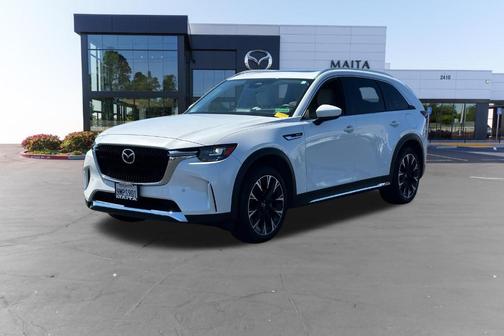 Rhodium White Metallic 2024 Mazda CX-90 PHEV Premium