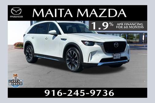 Rhodium White Metallic 2024 Mazda CX-90 PHEV Premium