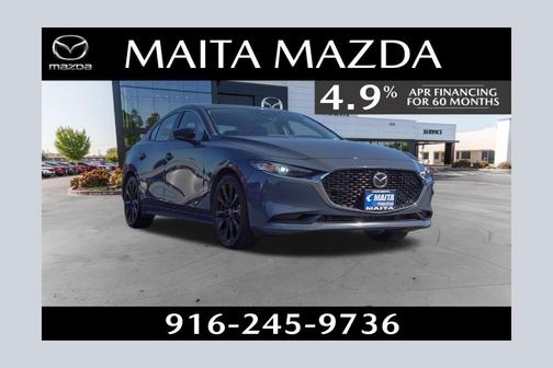 Polymetal Gray Metallic 2025 Mazda Mazda3 2.5 S Carbon Edition