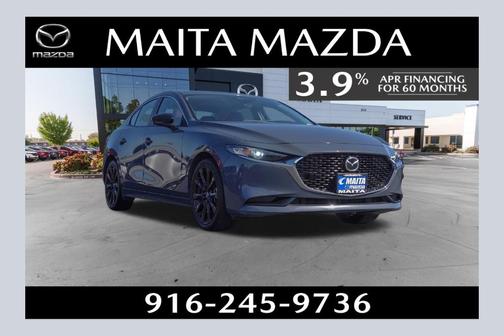 Polymetal Gray Metallic 2025 Mazda Mazda3 2.5 S Carbon Edition