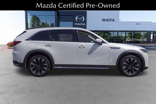 Rhodium White Metallic 2024 Mazda CX-90 PHEV Premium Plus