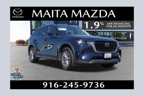 Deep Crystal Blue Mica 2024 Mazda CX-90 Preferred