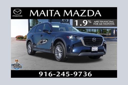 Deep Crystal Blue Mica 2024 Mazda CX-90 Preferred