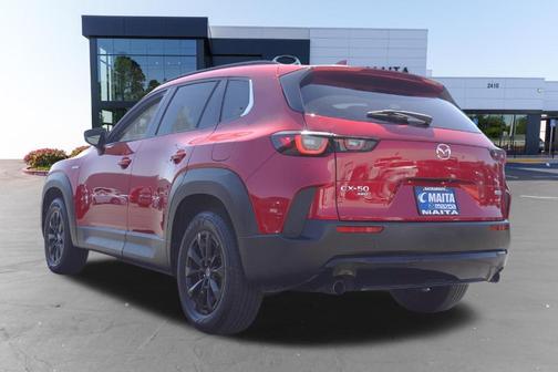 Soul Red Crystal Metallic 2025 Mazda CX-50 Hybrid Premium Package