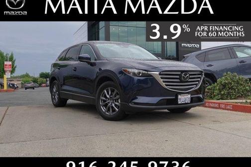 Deep Crystal Blue 2023 Mazda CX-9 Touring