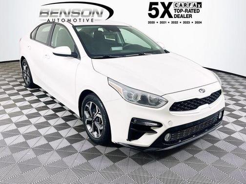 Clear White 2020 Kia Forte LXS