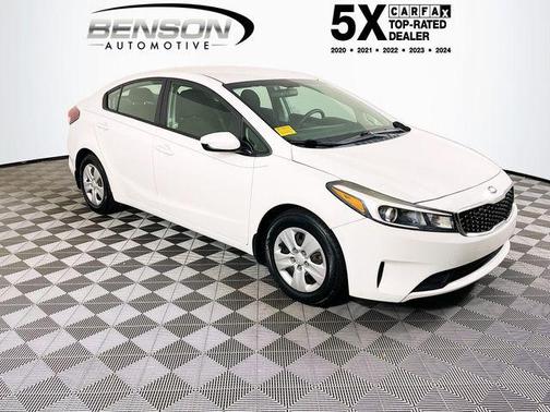 Clear White 2017 Kia Forte LX