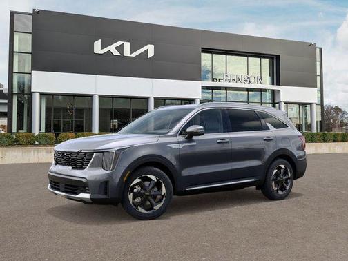 Steel Gray 2026 Kia Sorento Hybrid EX