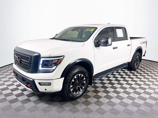 Glacier White 2023 Nissan Titan PRO-4X