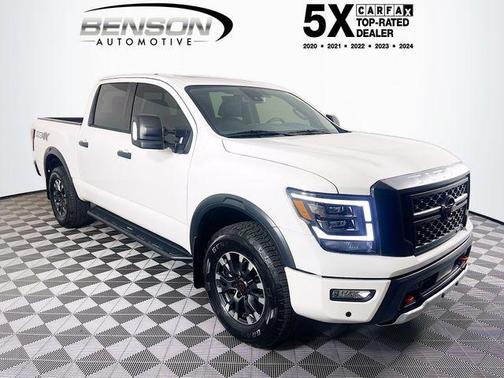Glacier White 2023 Nissan Titan PRO-4X