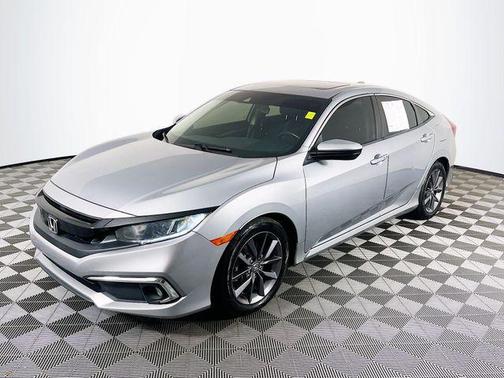 Lunar Silver Metallic 2021 Honda Civic EX