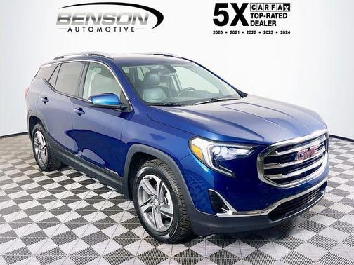 Blue Emerald Metallic 2019 GMC Terrain SLT