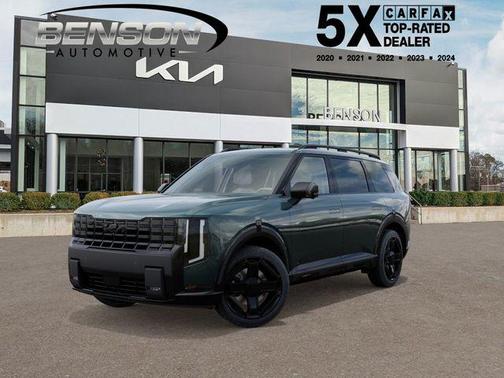 Black Jade Green 2027 Kia Telluride Hybrid X-Line SX-Prestige