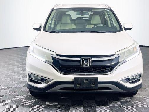 White 2015 Honda CR-V EX-L