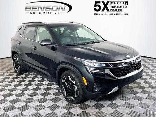 Fusion Black 2024 Kia Seltos SX Turbo