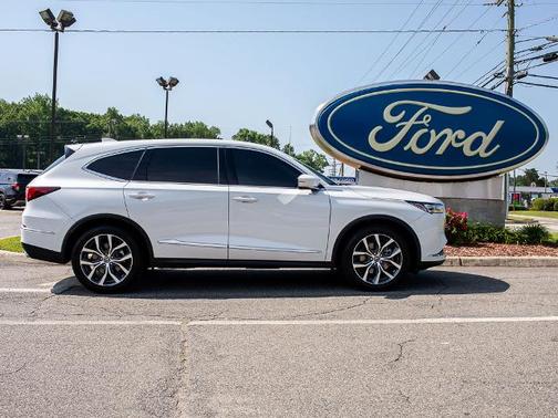 Platinum White Pearl 2022 Acura MDX TECHNOLOGY