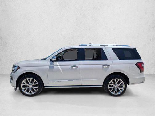 White Platinum Metallic Tri-Coat 2018 Ford Expedition Platinum