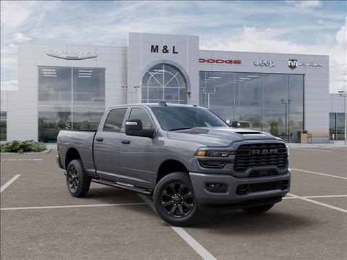 Ceramic Gray Clearcoat 2026 RAM 2500 Black Express Crew Cab 4x4 6'4' Box