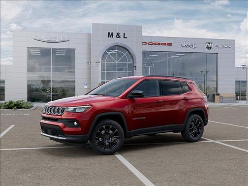 Red Hot Pearlcoat 2026 Jeep Compass Latitude