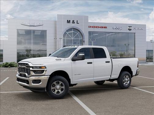 Bright White Clearcoat 2026 RAM 2500 Big Horn Crew Cab 4x4 6'4' Box